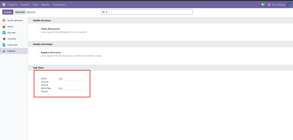 Banner Widget Clock Project Task Timer